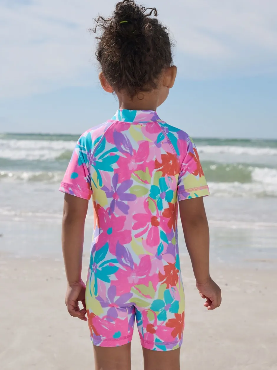 Badkleding|Badkleding*Next Multi Regenboog Bloemen - Zonbeschermend badpak (3 mnd-10 jr)