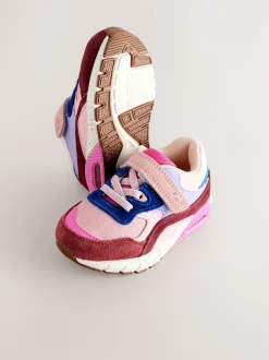 Sneakers|Next - Sneakers met dikke zool en elastische veters Multi roze