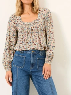 Blouses En Overhemden*Fat Face - FatFace Blouse Multi Vintage Ditsy
