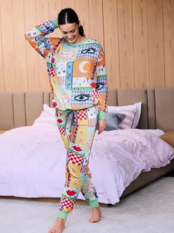 Pyjama's|Loungewear*Eleanor Bowmer - Pyjamas Multi-patchwork