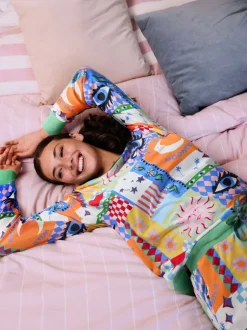 Pyjama's|Loungewear*Eleanor Bowmer - Pyjamas Multi-patchwork