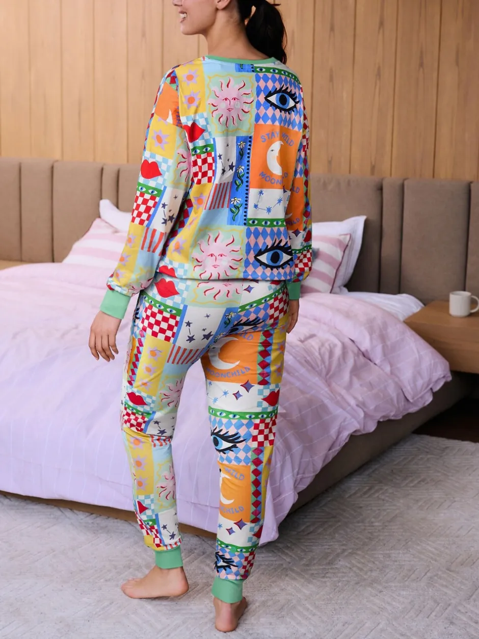 Pyjama's|Loungewear*Eleanor Bowmer - Pyjamas Multi-patchwork