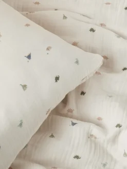 Kinderbeddengoed|Beddengoedsets En Dekbedovertrekken*Next Muslin dekbedovertrek en kussensloop van 100% katoen met kreukeltextuur