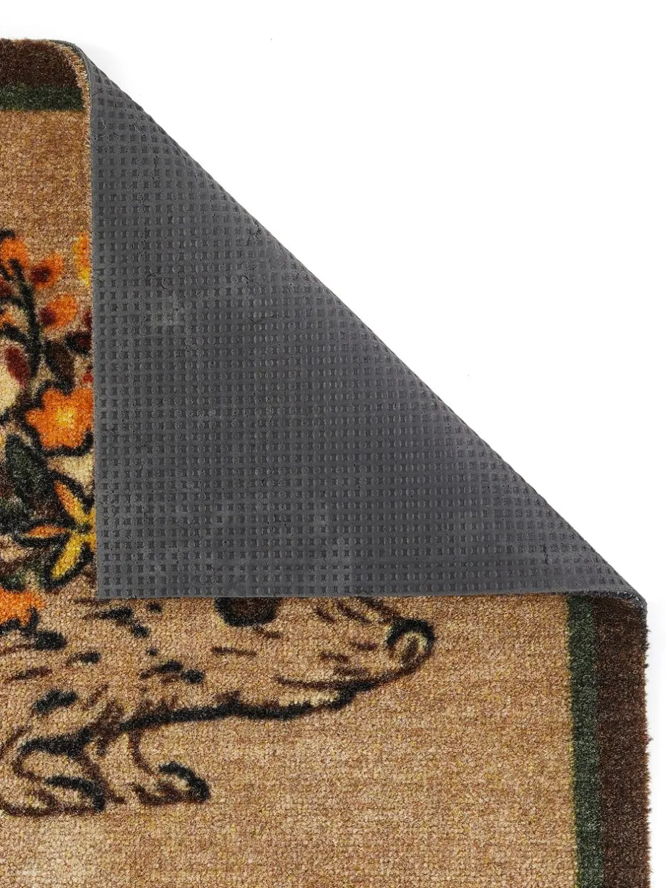 Vloerkleden En Lopers|Vloerkleden En Lopers|My Mat Bloemen Egel Deurmat