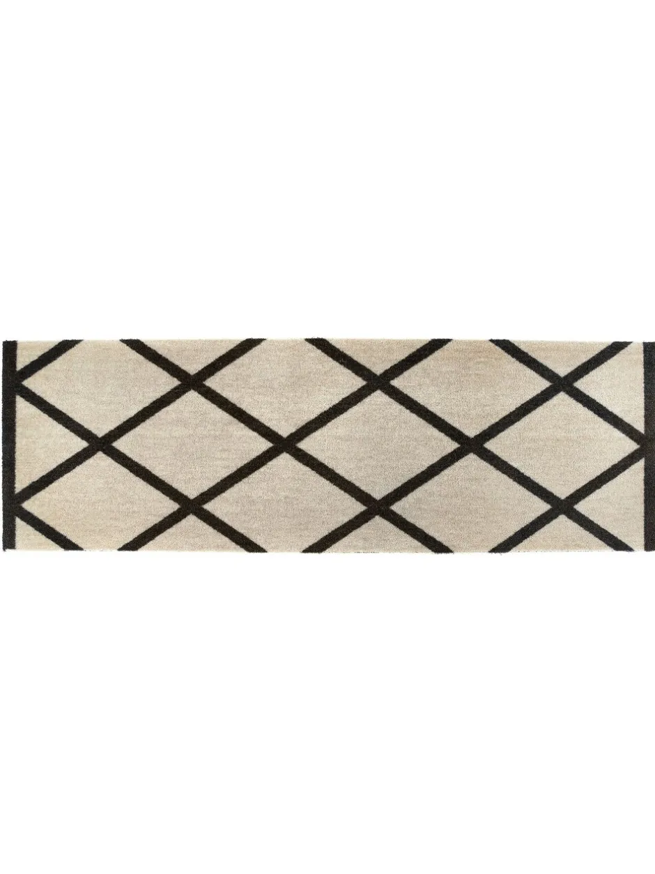 Vloerkleden En Lopers|Vloerkleden En Lopers|My Mat Border Geo wasbare nylon loper