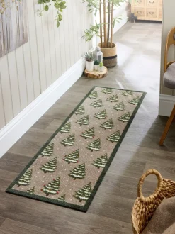 Vloerkleden En Lopers|Vloerkleden En Lopers|My Mat Christmas Winter Trees Runner