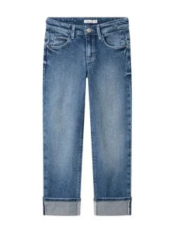 Jeans|Name It Straight Leg Fold Up Jeans