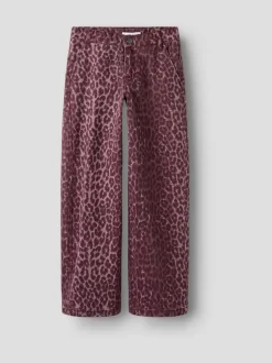 Jeans*Name It Wide Leg Leopard Jeans