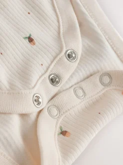 Tuinbroeken|Next - Baby tuinbroek en bodysuit 2 -delige set (0mnd -2jr) Naturel Broderie