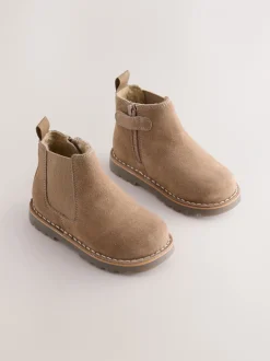 Boots*Next Naturel bruin - Suède Chelsea-laars