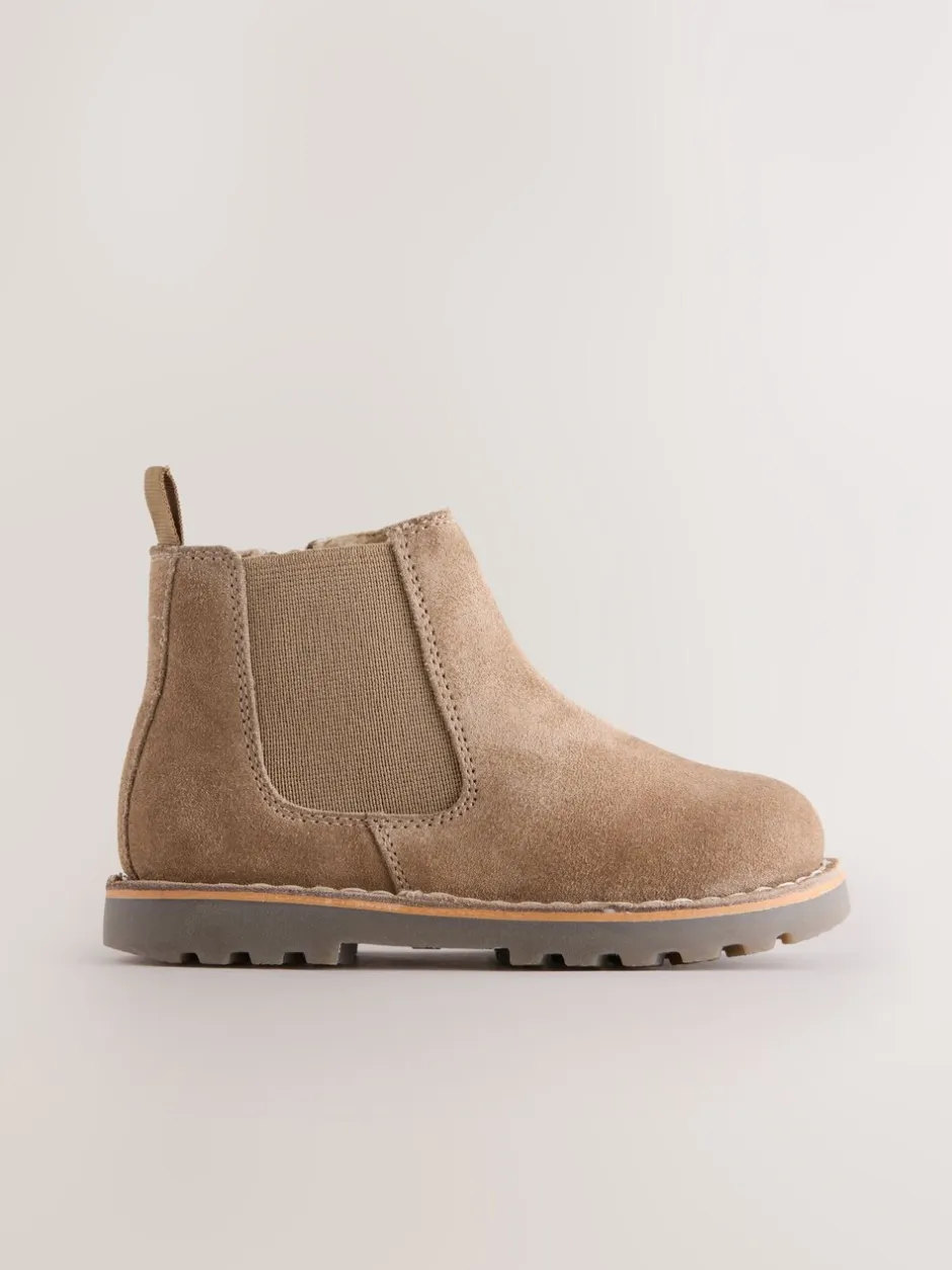 Boots|Next Naturel bruin - Suède Chelsea-laars