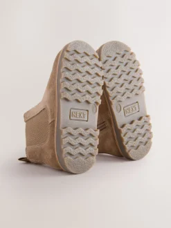 Boots|Next Naturel bruin - Suède Chelsea-laars