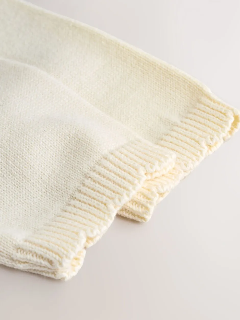 Truien En Breisels|Gebreide Kleding*Next Naturel met borduursel - Baby Bunny Cardigan (0mths-3yrs)