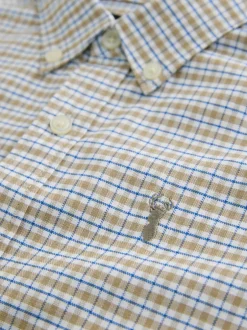 Shirts|Next Naturel met gingham-ruit - Oxford overhemd (3-16 jr)