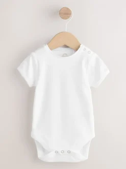 Rompertjes En Tuinbroeken*Next - Geweven bretelbroeken en bodysuit babyset (0mnd -2jr) Naturel met strepen