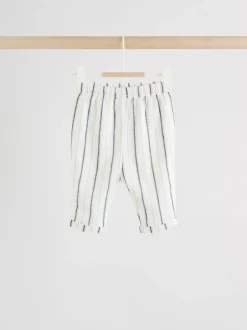 Broeken En Chino's|Sets En Outfits*Next Naturel met strepen - Sweat Top and Trousers Baby Set (0mths-2yrs)