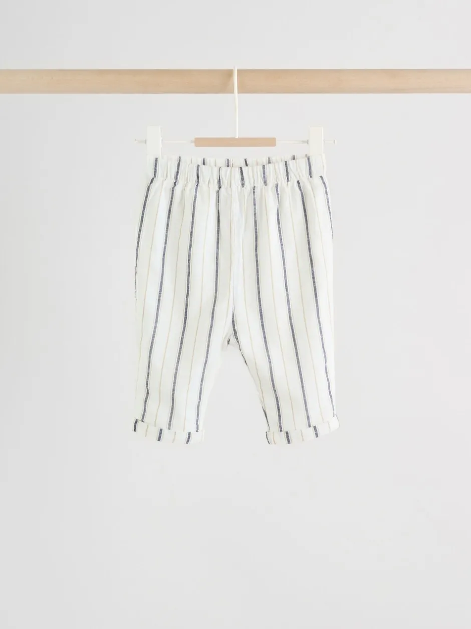 Broeken En Chino's|Sets En Outfits*Next Naturel met strepen - Sweat Top and Trousers Baby Set (0mths-2yrs)
