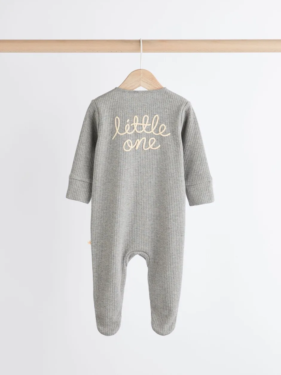 Babypakjes En Babypyjama's|Next Naturel Milk Club - Set van 3 babyslaapzakjes met tweewegrits van 100% katoen (0 mnd - 2 jr)