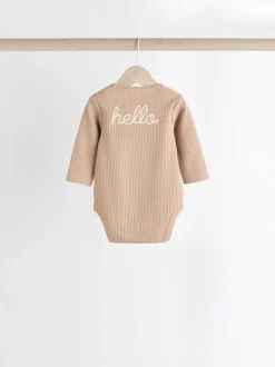 Rompertjes En Hemdjes|Rompertjes En Hemdjes|Next Naturel Milk Club - Set van 3 babyrompertjes