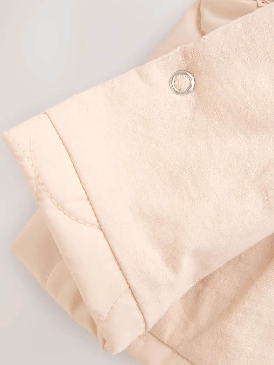 Jassen En Jacks|Next Naturel oversized kraag - Faux Fur Quilted Baby Jacket (0mths-2yrs)