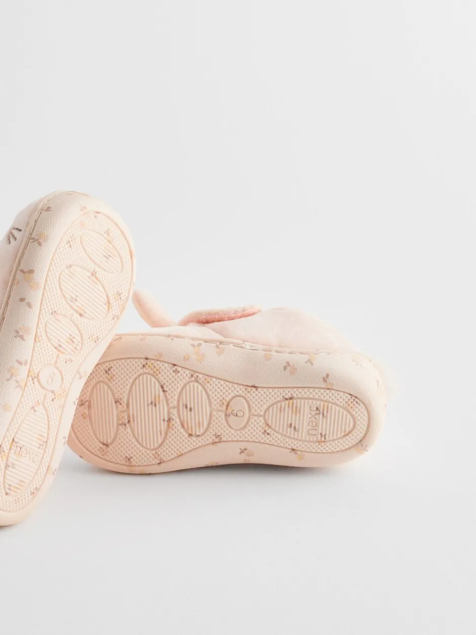 Pantoffels*Next - Pantoffels met antislip-zool Naturel/crèmekleurig konijn