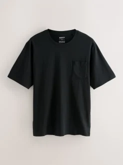 Pyjama's|Loungewear*Next - Jersey pyjama met korte mouwen Naturel/zwart geruit