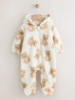 Jassen, Jacks En Kinderwagenpakjes|Jassen En Jacks*Next Natuurlijk - Bear Borg babypakje met all-over print (0-18mnd)