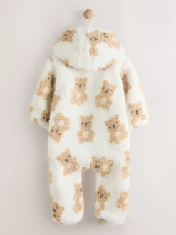 Jassen, Jacks En Kinderwagenpakjes|Jassen En Jacks*Next Natuurlijk - Bear Borg babypakje met all-over print (0-18mnd)