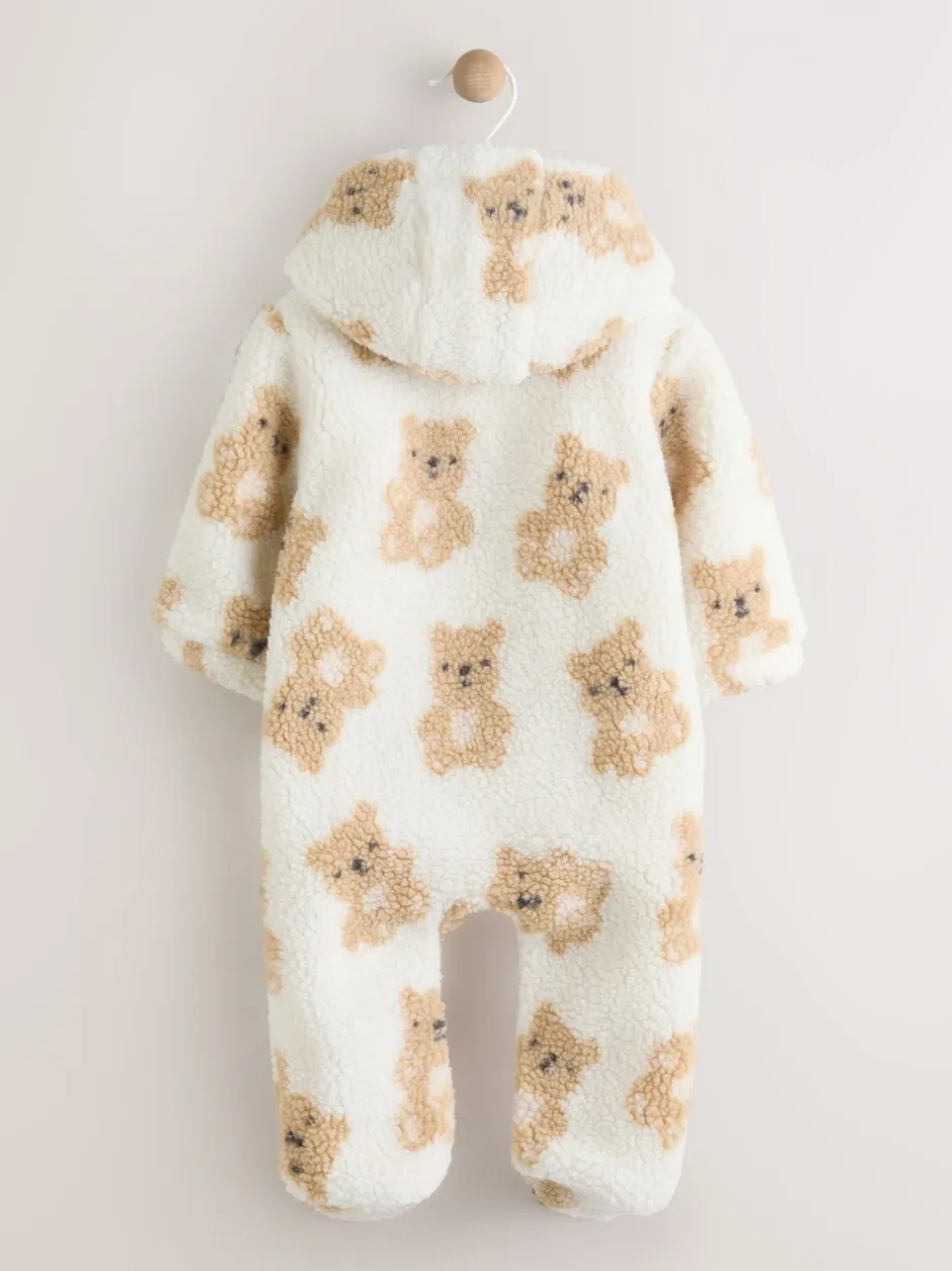 Jassen, Jacks En Kinderwagenpakjes|Jassen En Jacks*Next Natuurlijk - Bear Borg babypakje met all-over print (0-18mnd)