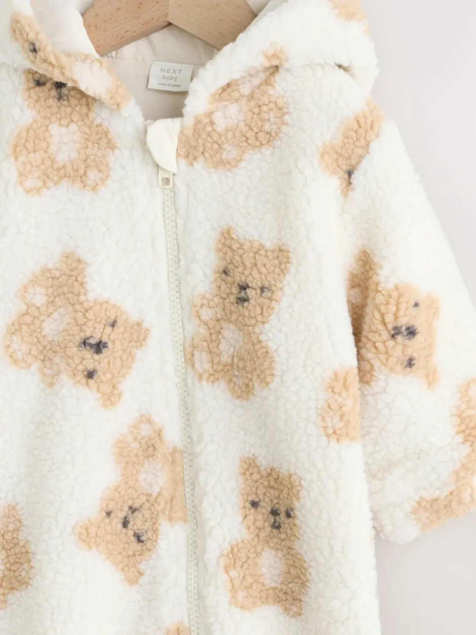 Jassen, Jacks En Kinderwagenpakjes|Jassen En Jacks*Next Natuurlijk - Bear Borg babypakje met all-over print (0-18mnd)