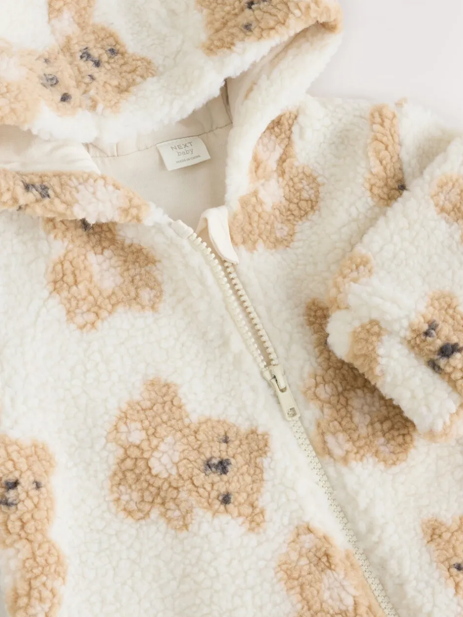 Jassen, Jacks En Kinderwagenpakjes|Jassen En Jacks*Next Natuurlijk - Bear Borg babypakje met all-over print (0-18mnd)