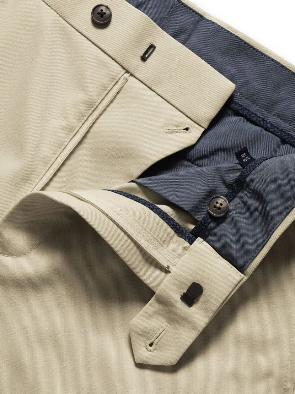 Formele Broek*Charles Tyrwhitt - Classic Fit ultimate chino zonder plooien Natuurlijk