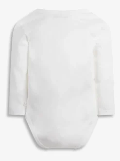 Rompertjes En Hemdjes|The Little Tailor - - Set van dikke tuinbroek van sherpafleece en body voor baby's Natuurlijk