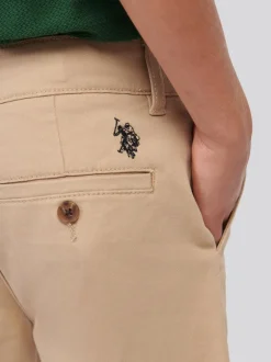 Shorts*U.S. Polo Assn - Classic Chino Shorts Natuurlijk