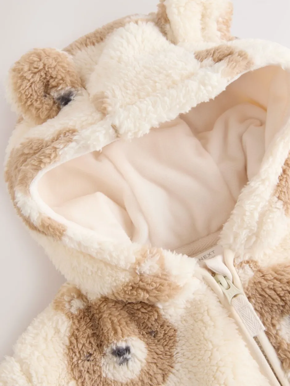 Jassen, Jacks En Kinderwagenpakjes|Jassen En Jacks*Next Natuurlijk berengezicht - Fleece Jack met ritssluiting (0mnd-2jr)