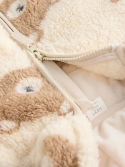 Jassen, Jacks En Kinderwagenpakjes|Jassen En Jacks*Next Natuurlijk berengezicht - Fleece Jack met ritssluiting (0mnd-2jr)