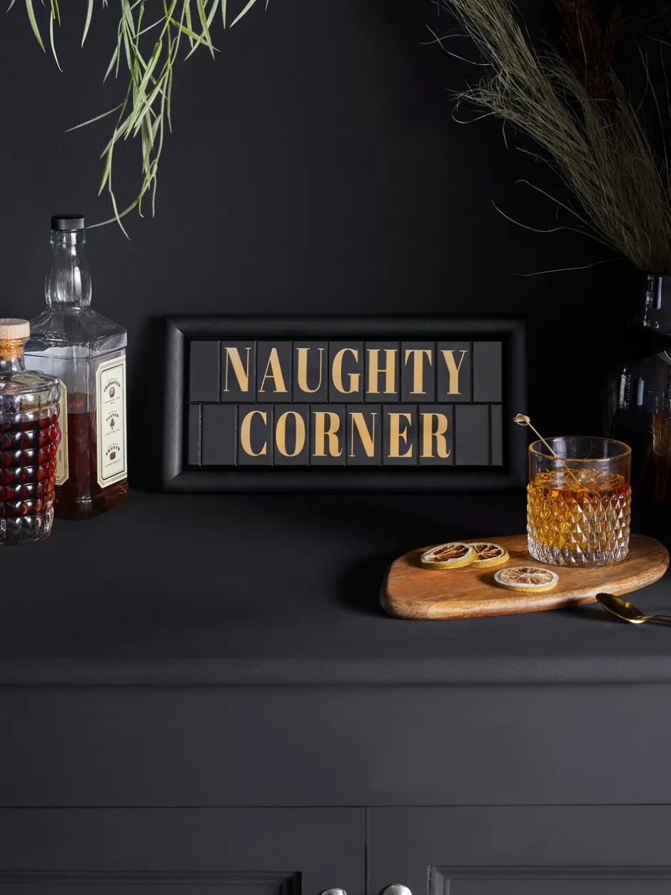 Canvassen En Kunst Voor Aan De Wand*Next Naughty Corner slogan wanddecoratie