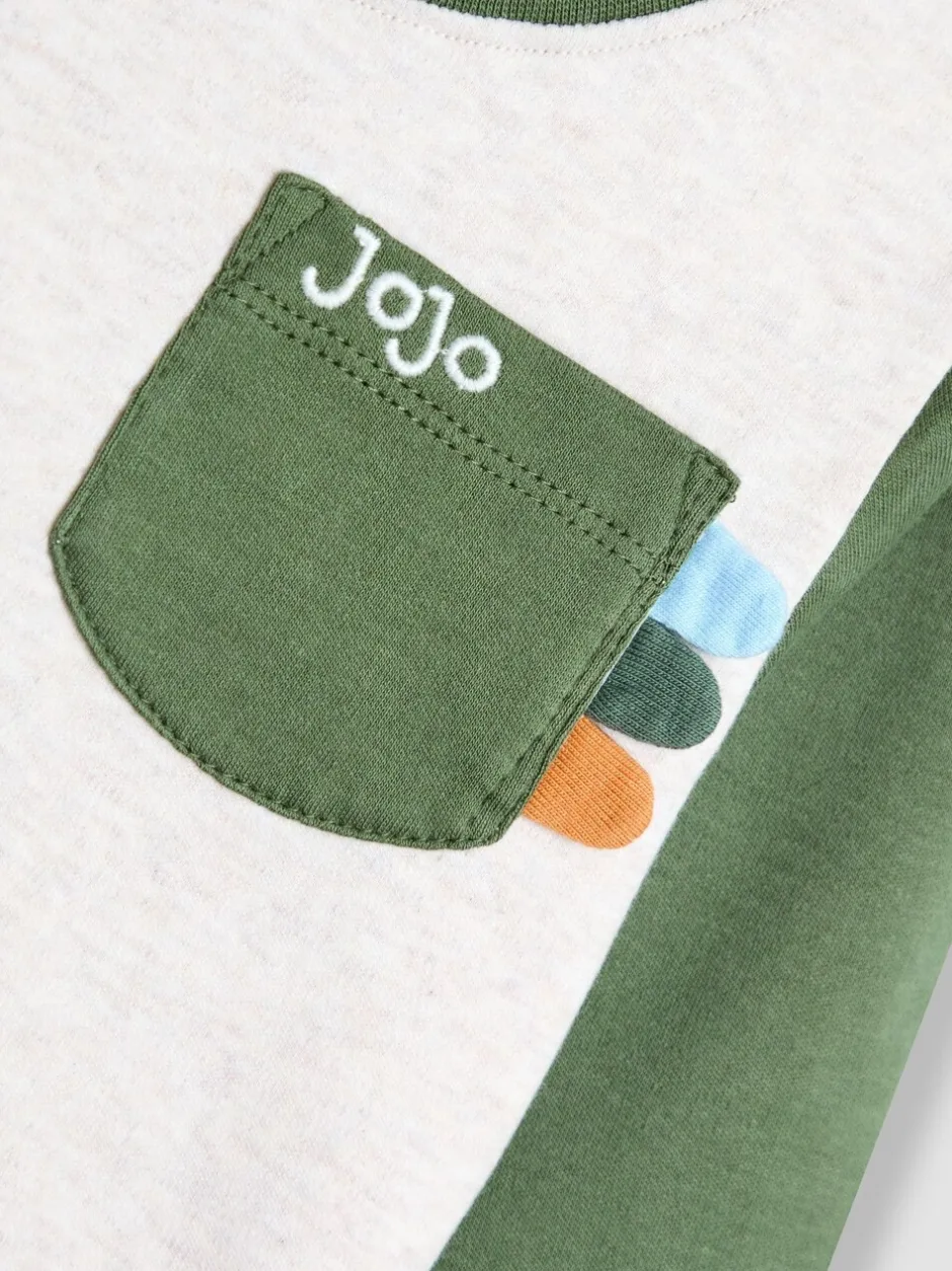 Pyjama's*Jojo Maman Bébé - Mix And Match 2 Pack Pyjamas Navy Dinosaur Character