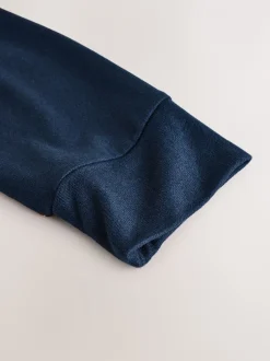 Alle Nacht- En Loungekleding|Badjassen*Next Navy Hamish The Highland Cow - Cosy Lightweight Dressing Gown