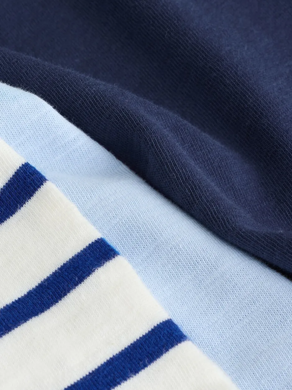 T-Shirts|Tops*Next - Verpakking van 3 T-shirts met korte mouwen en applicatie (3mnd-7jaar) Navy Sea Animal