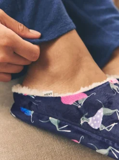 Pantoffels|Next Navy Whippet - Pantoffelmuiltjes