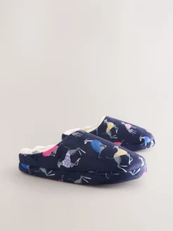 Pantoffels|Next Navy Whippet - Pantoffelmuiltjes