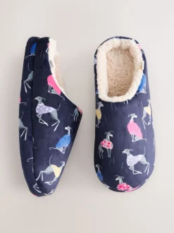 Pantoffels|Next Navy Whippet - Pantoffelmuiltjes