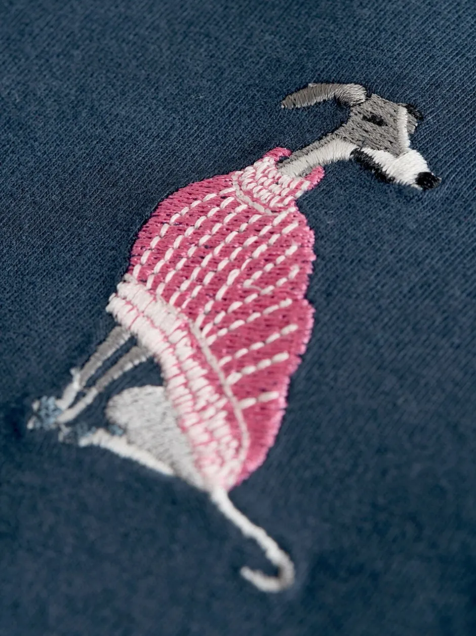 Pyjama's|Loungewear*Next Navy Whippet - Tricot pyjama met korte mouwen