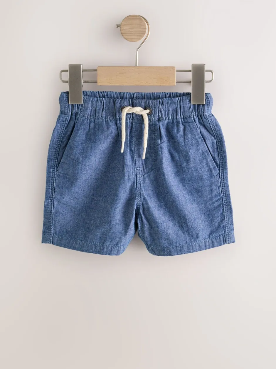 Shorts|Shorts*Next Navy/Stone/Chambray Blue - Verpakking van 3 pull-on broekjes (3mnd -7jr)