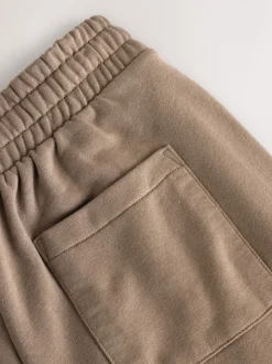 Leggings En Joggingbroeken*self. Nertsgrijs/bruin - joggingbroek met wijde pijpen