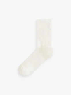 Sokken En Panty's|Next - 4 Paar geribbelde enkelsokken Neutraal