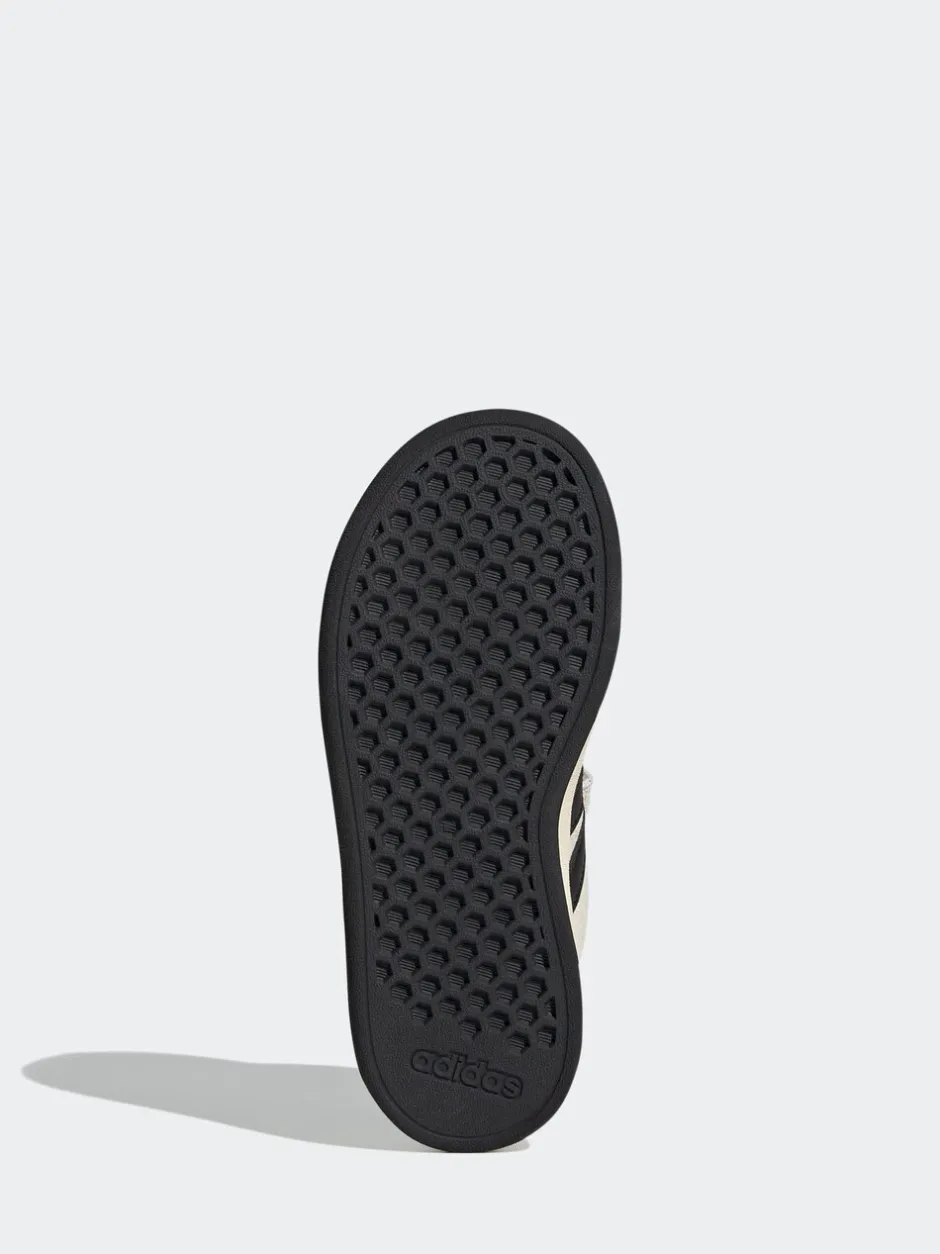 Sneakers|Sneakers|adidas Neutraal - Grand Court 00suède kindersneakers met elastische veters
