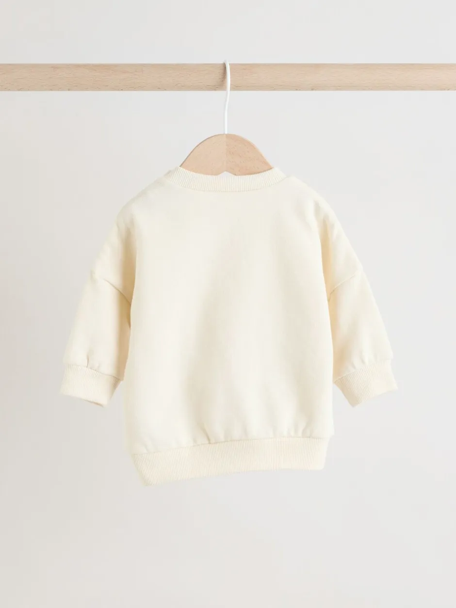 Joggingbroeken|Sweaters En Hoody´S|Next Neutraal - Baby Sweatshirt en Joggingbroeken Set 6 stuks (0mnd-3jaar)