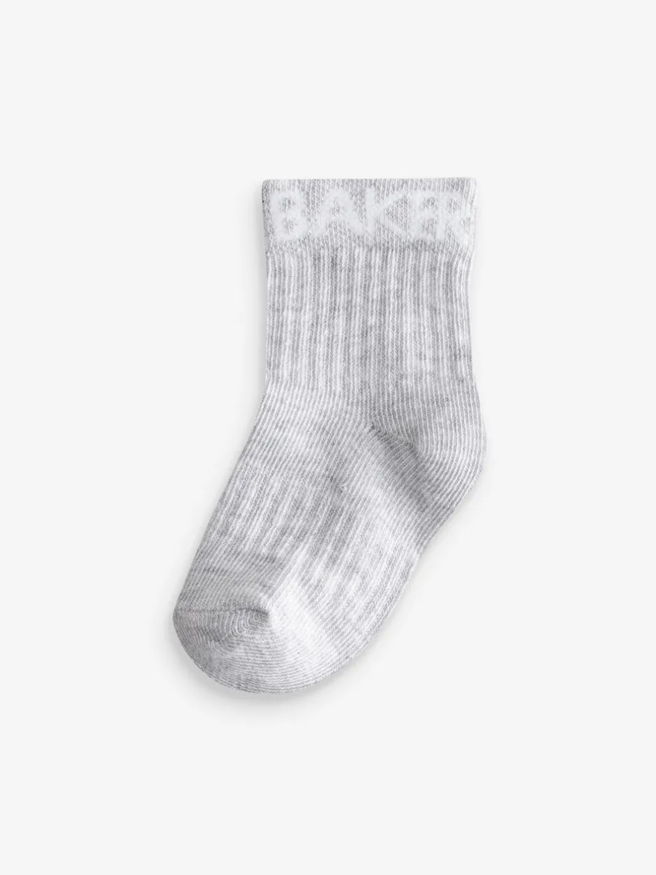 Sokken En Panty's|Sokken*Baker by Ted Baker - babysokken verpakking van 5 Neutraal